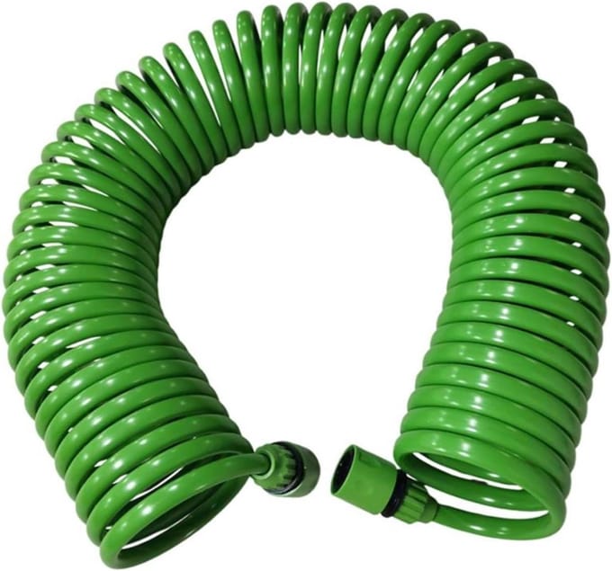 Tuinslang - Waterslang Flexibel - Gazon Besproeien - Ruimtebesparend Ontwerp - 75 m - 20 m - Groen