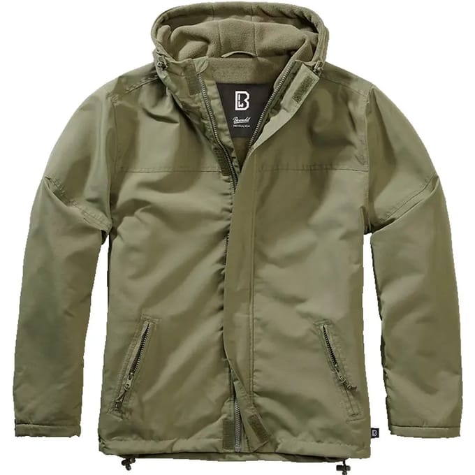 Brandit Windbreaker - Windbreaker Zip - L tot XL - voor Mannen - olijf