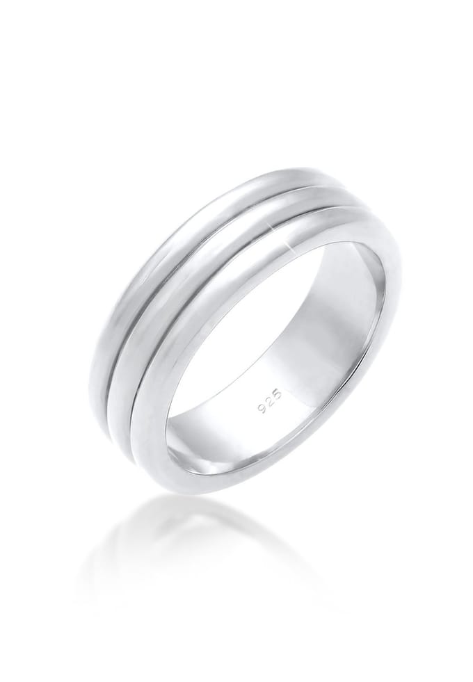Elli PREMIUM - Ring - Dames Band Koppel Huwelijksceremonie Basic Minimaal Elegant van 925 Sterling Zilver - Dames