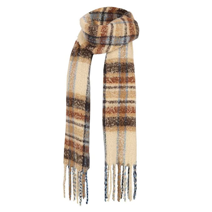 Sjaal dames - Fashion print - Zand / One size