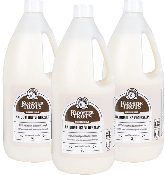 Kloostertrots Natuurlijke Vloerzeep (3 x 2 Liter)
