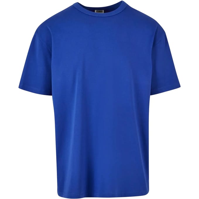Urban Classics - Organic Basic Heren T-shirt - L - Blauw
