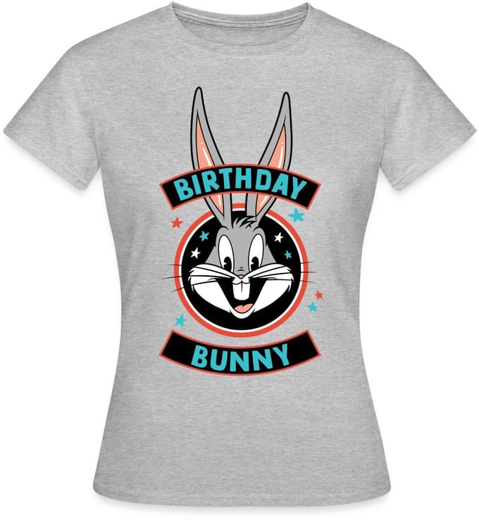 Looney Tunes Bugs Bunny Birthday Bunny T-Shirt Dames