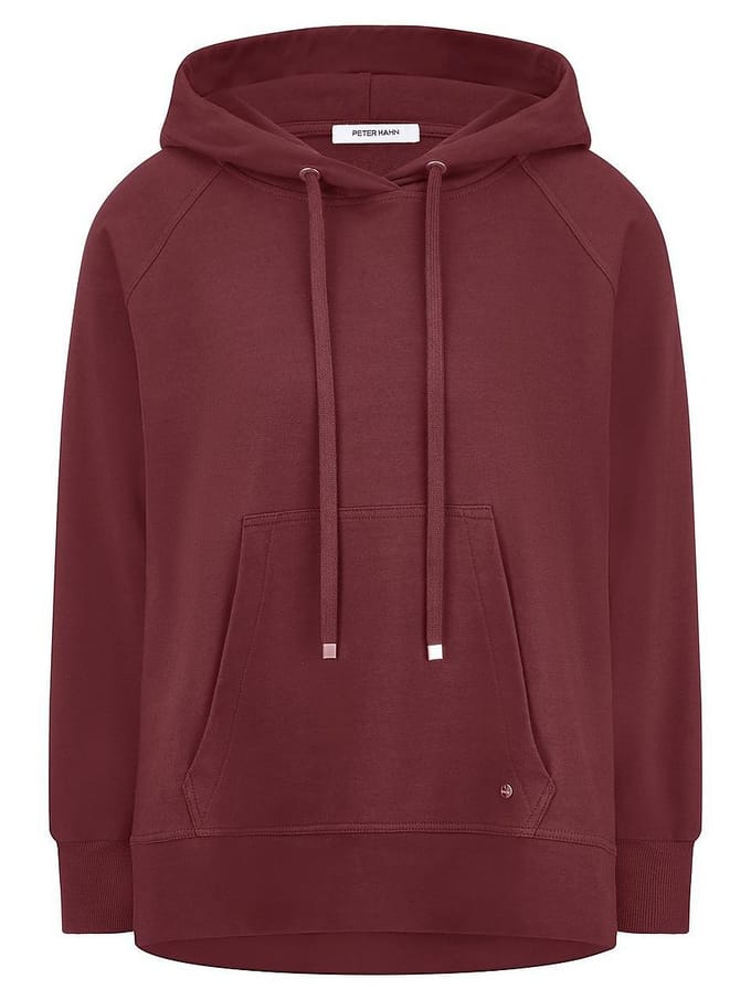 Capuchonsweatshirt Van DAY.LIKE rood