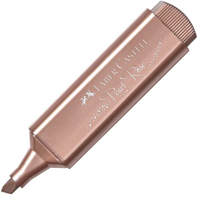 Faber-Castell tekstmarker - Metallic roze - markeerstift - FC-154626