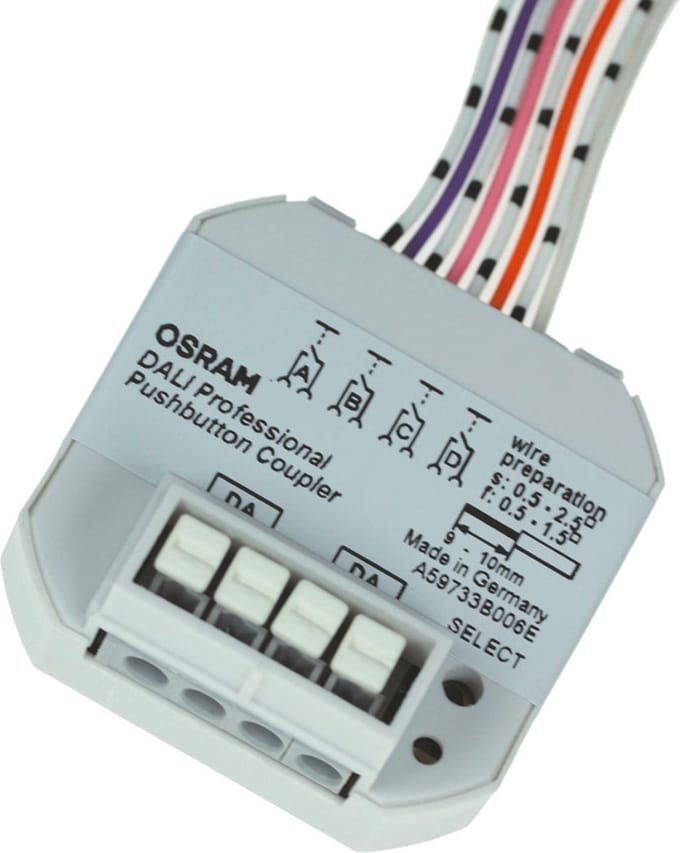 Osram Dali Coupler PUSHB G2 FS1.