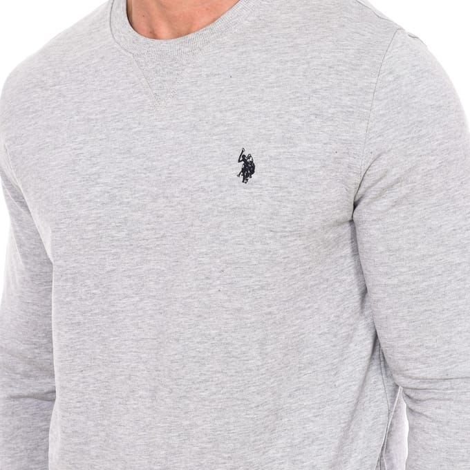 Sweater met lange mouwen en ronde hals 67932 heren