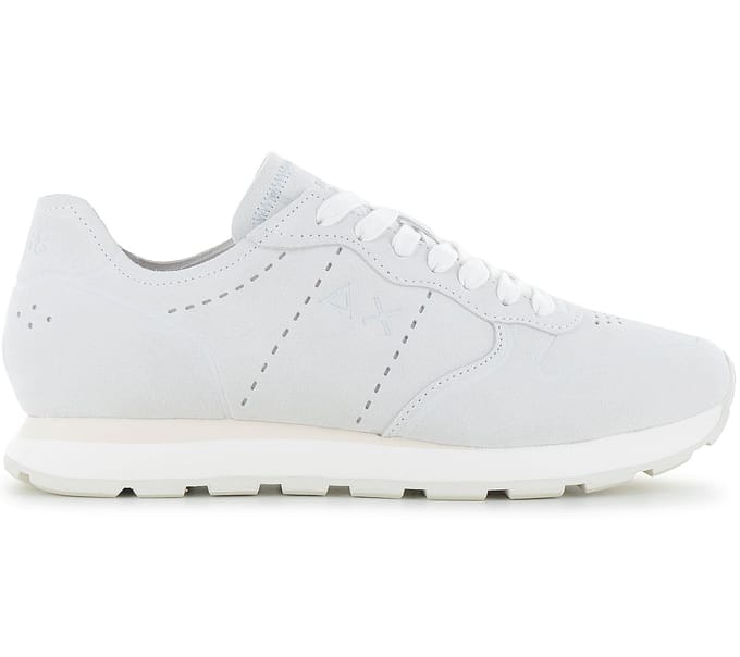 SUN68 Tom Rauwe Rand Suède - Heren Sneakers Schoenen Grijs-Wit Z36103-01 ORIGINEEL EU 47 grijze kleur