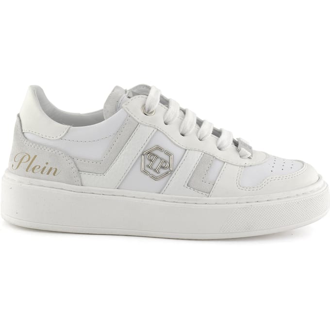 Mix Materials Low-Top Sneakers