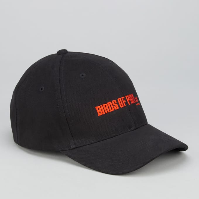 Birds of Prey Logo Cap With Embroidery - Black