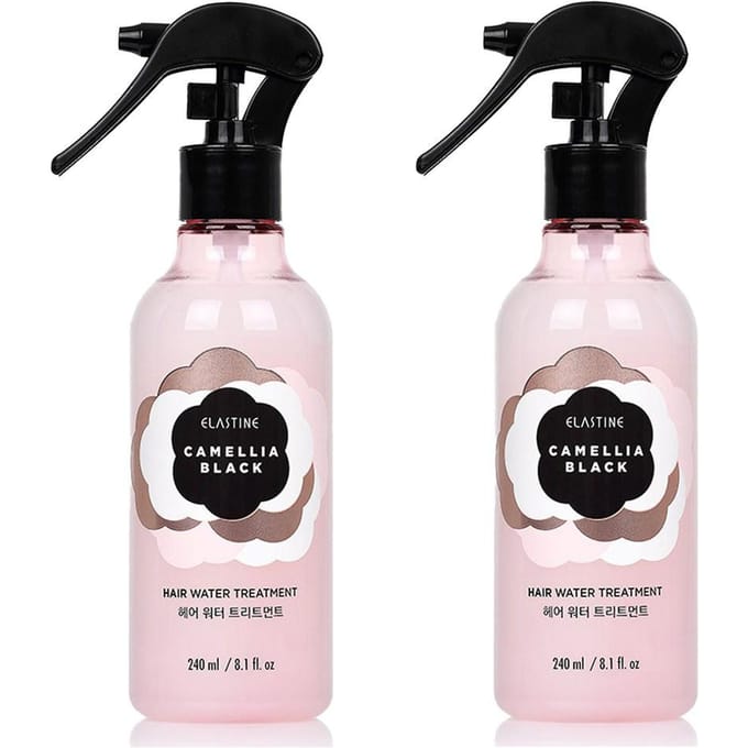 Elastine Camellia Soin Capillaire Noir, 240ml, 2 pièces white