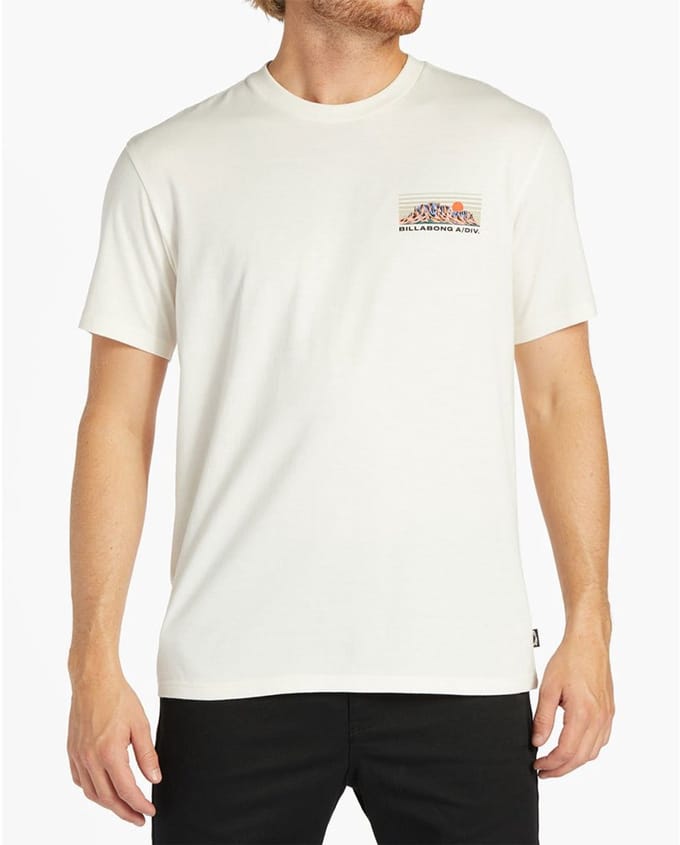 Billabong Length T-shirt Met Korte Mouwen Wit S Man