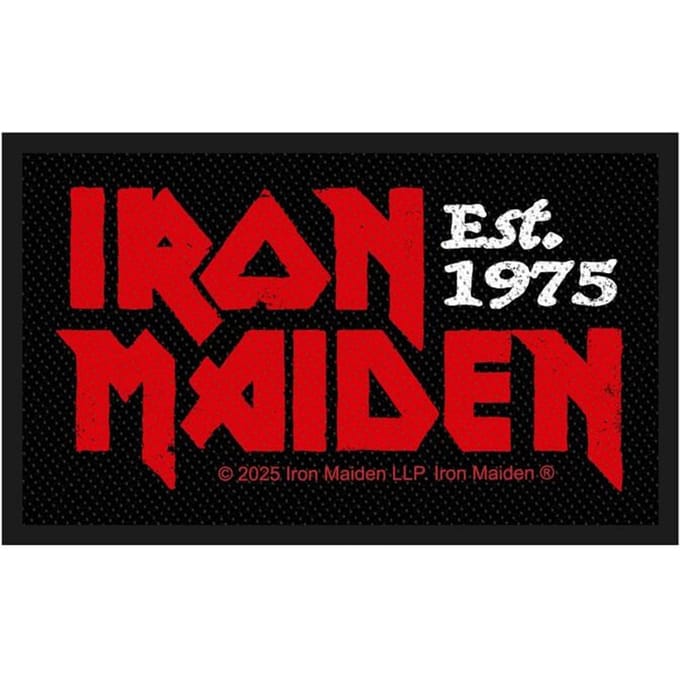 Iron Maiden Est. 1975 Unisex Patch - meerkleurig - Standard