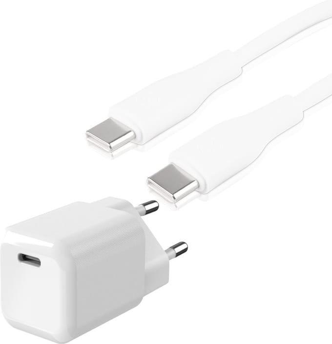 30w usb C snellader - Usb C kabel 2 meter - Usb C adapter - Oplaadstekker voor telefoon / tablet / laptop