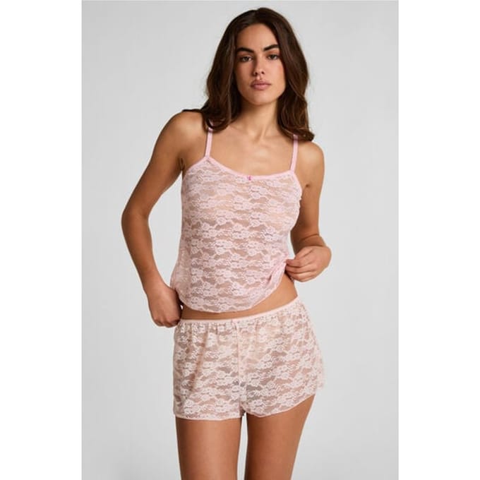 Hunkemöller Short volledig Kant Roze