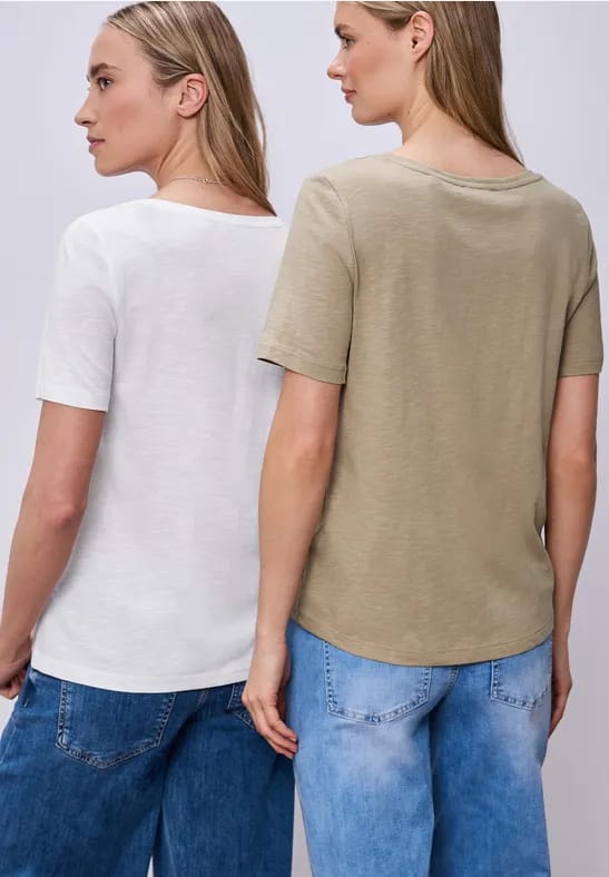 Basic Shirt in een 2-pack