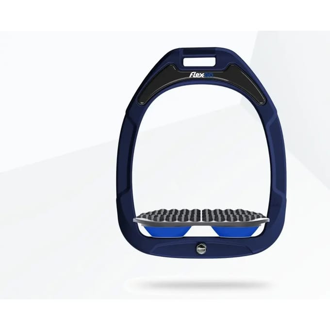 Endurance stijgbeugels Marine/Grijs/Blauw Flex-On Green Composite