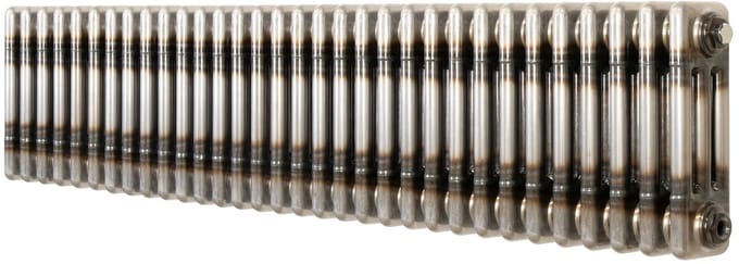 Traditionele radiator - 3-kolom - 300x1460 mm - ruw metaal