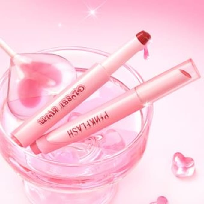 PINKFLASH - Melting Glossy Balm - 2 Colors (N) #NU01 Melon Slush - 1.6g