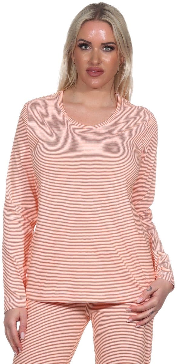 Pyjama voor dames Pyjamabroek lang Mix & Match in gestreepte look - perfect te combineren