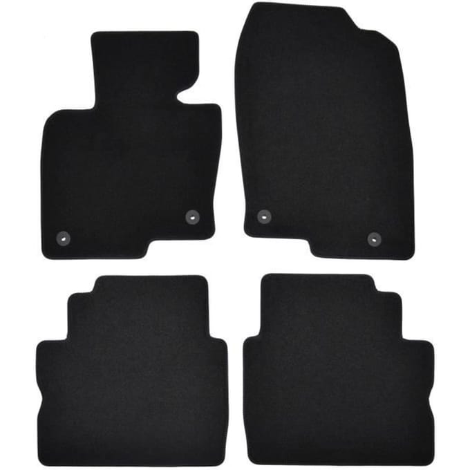 Vloermatten - Mazda - CX5 - Zwart - 4 stuks - Antislip en waterdicht