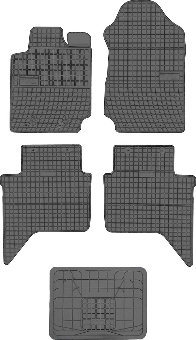 Frogum el Toro - Ford Ranger 2015 - Zwarte Rubbermatten - Osman