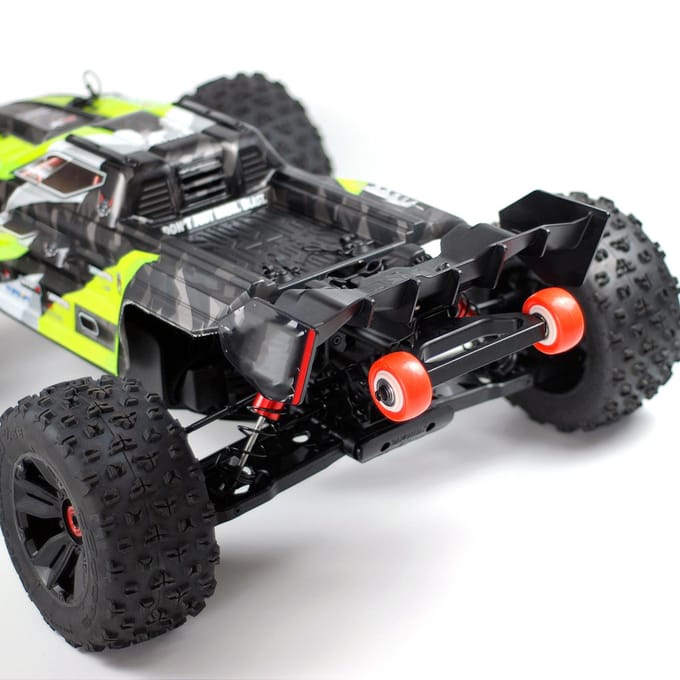 Nylon dubbel wiel Wheelie Raise Head Bar vervanging voor 1/5 ARRMA 8s KRATON / OUTCAST afstandsbediening zwart
