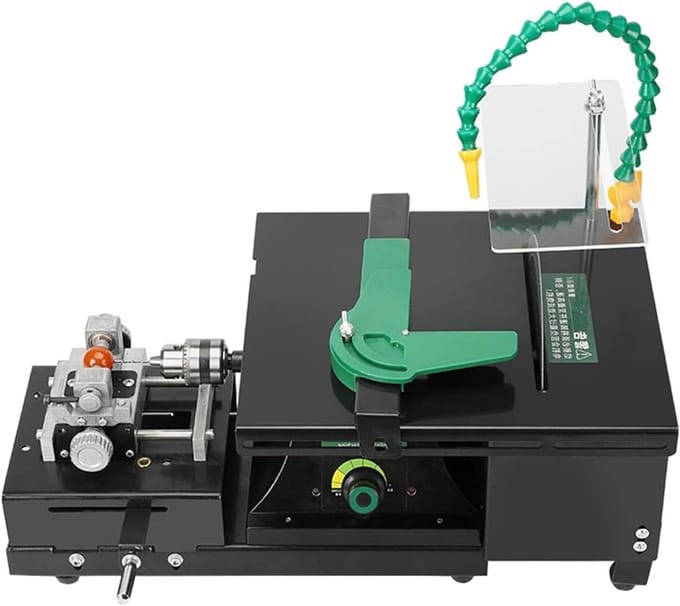 Mini Tafelzaag - Draaibank Gereedschap - Hobby Modelbouw - Flexibele Schacht - 1950 Watt - Metaal