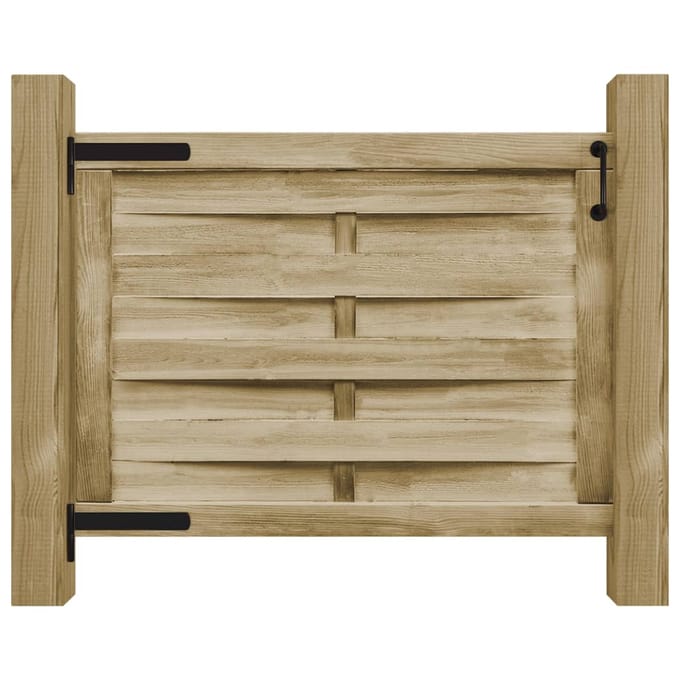 vidaXL - Poort - 100x75 - cm - groen - geïmpregneerd - grenenhout