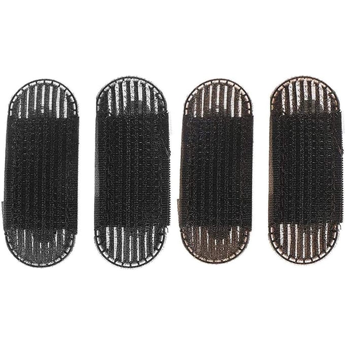 4 Stuks Pony Mat Haarclips Spons Bump It Up Volume Basis Haarinzetstukken Onzichtbare Haarspelden
