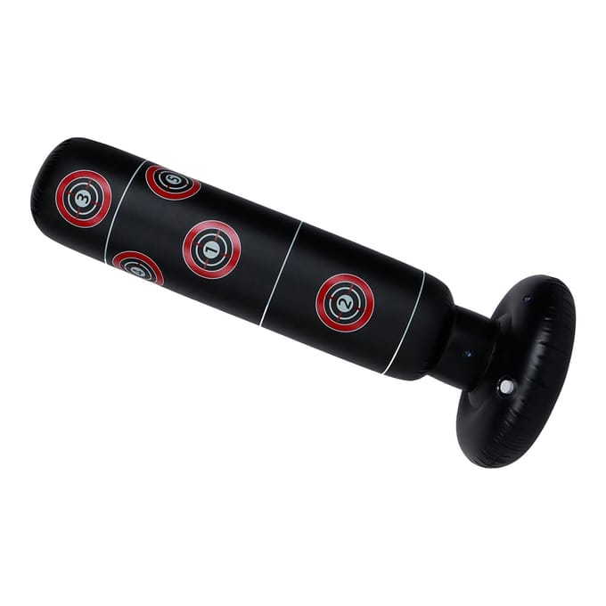 160cm Opblaasbare Bokszak Bokspaal Zandzak Kinderen Training Oefeninstrument black