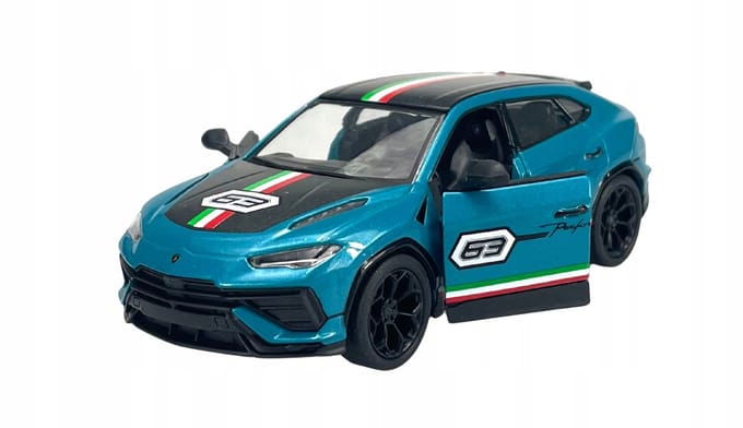 Kinsmart Lamborghini Urus Performante Blauw 1:40 Speelgoedauto