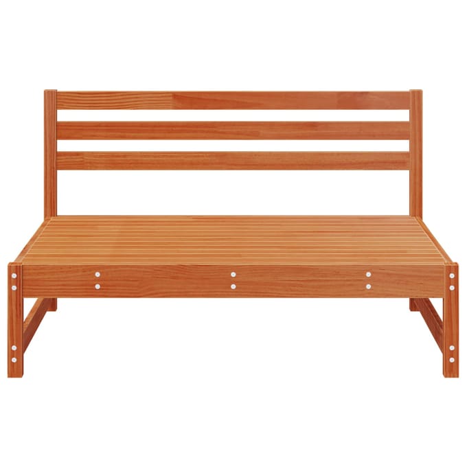 vidaXL - Tuinstoel - Midden - Massief - grenenhout - Waskleur - Bruin