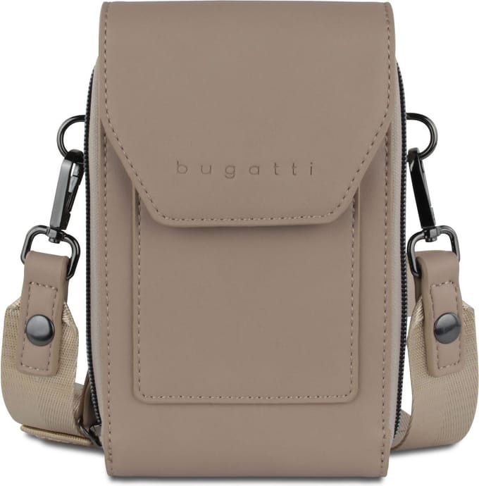 bugatti Schoudertas Telefoontasje Almata Mobile Purse Bag Sand Beige