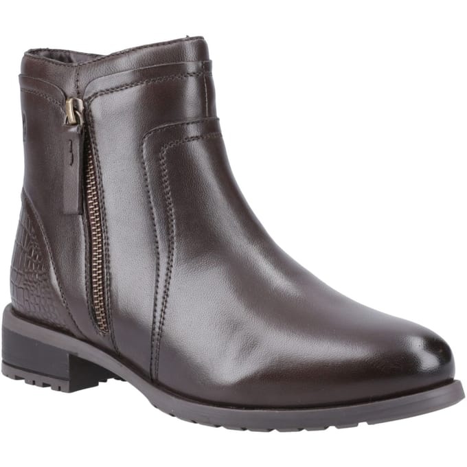Hush Puppies Scarlett Dames Leren Bruine Laarzen