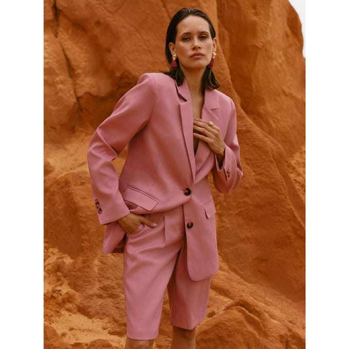 Blazer Inge - Structure Straight | Coral