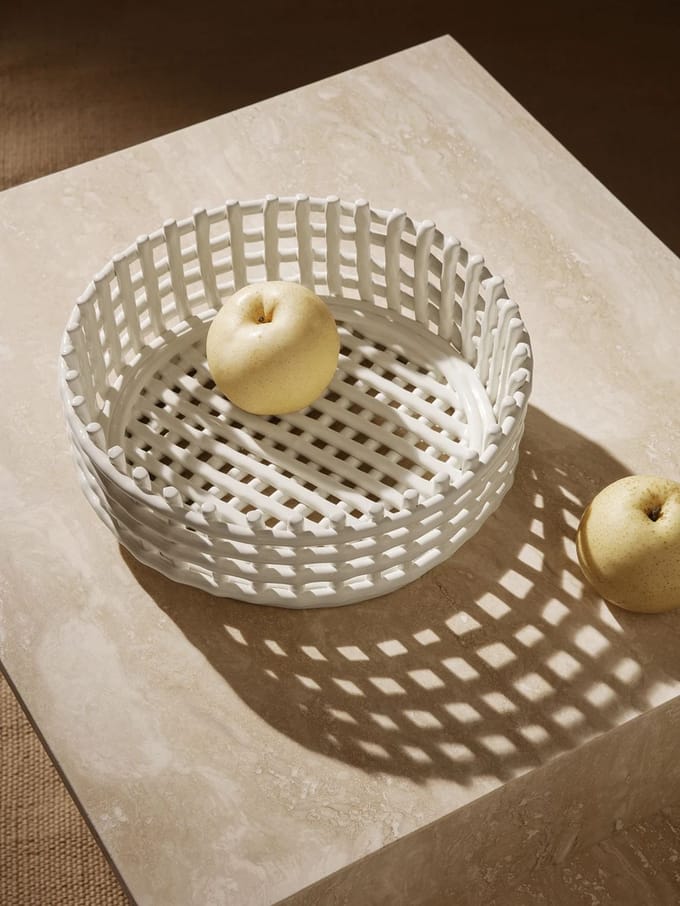 Ferm Living Ceramic Centrepiece - off white