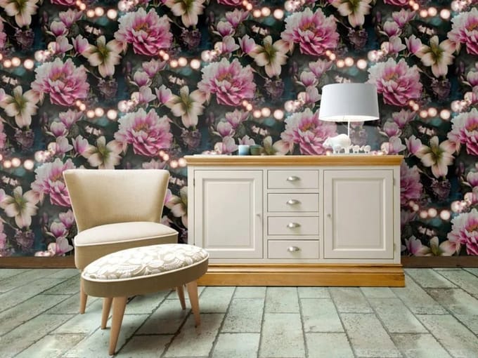 Grote bloemen behang Arthouse Eastern Alchemy behang Momoka 293109