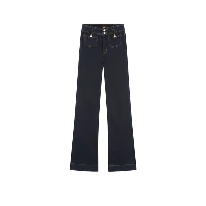 Damesjeans Lee 70S Lana Traces Of Dark Bootcut