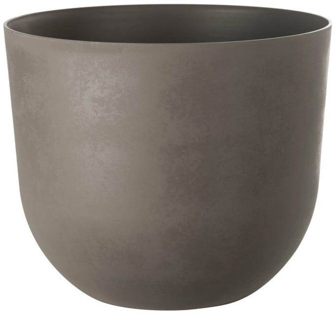 Garden ID – SWING ROND – Bloempot – Taupe – Ø40 cm