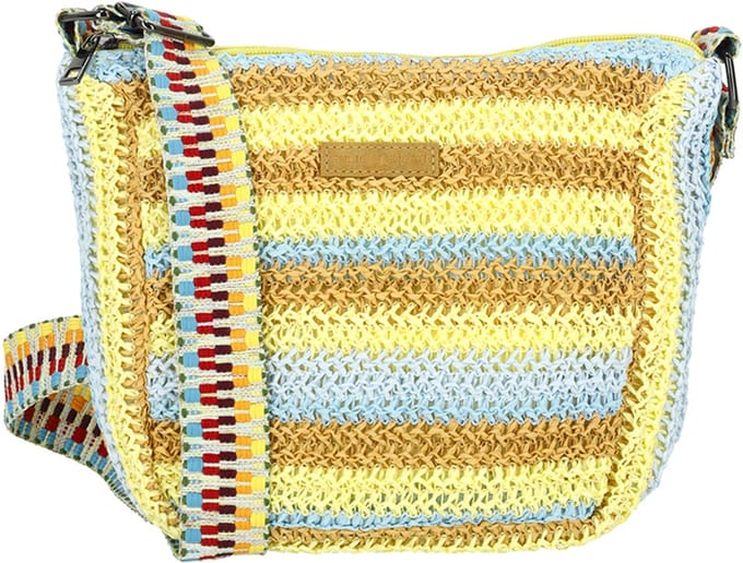 Enrico Benetti Rieten Crossbody / Schoudertas Marbella Multicolor 3