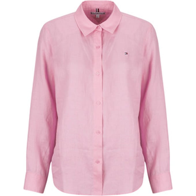 Overhemd Tommy Hilfiger ESS LINEN RELAXED LS SHIRT