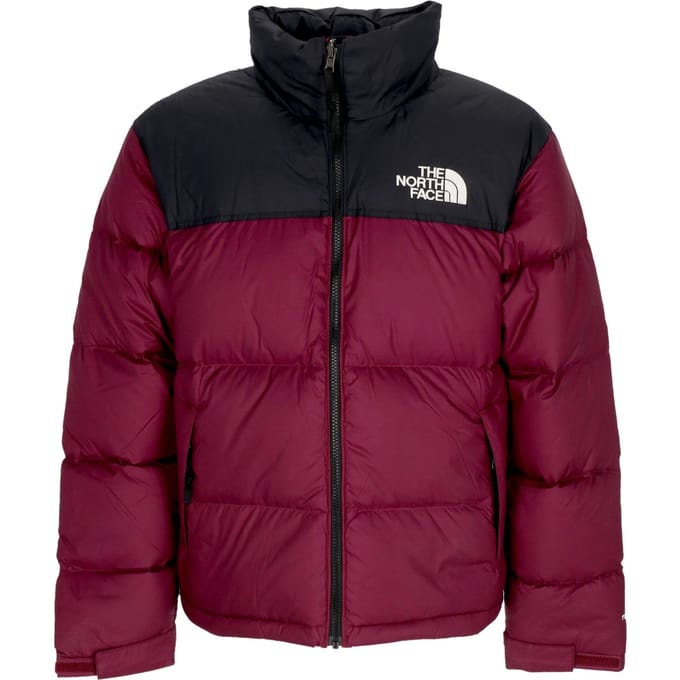 Heren donsjack 1996 Retro Nuptse Boysenberry/zwart