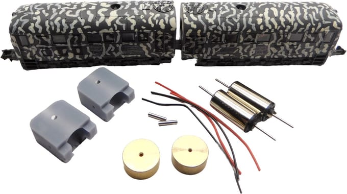 micromotor NR011F motor ombouwset voor Roco V 188, BR 288 (2 motor)