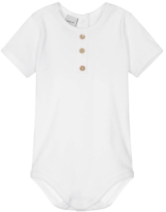 Romper Babidu 1111 | wit | korte mouw | 1 maand | maat 56