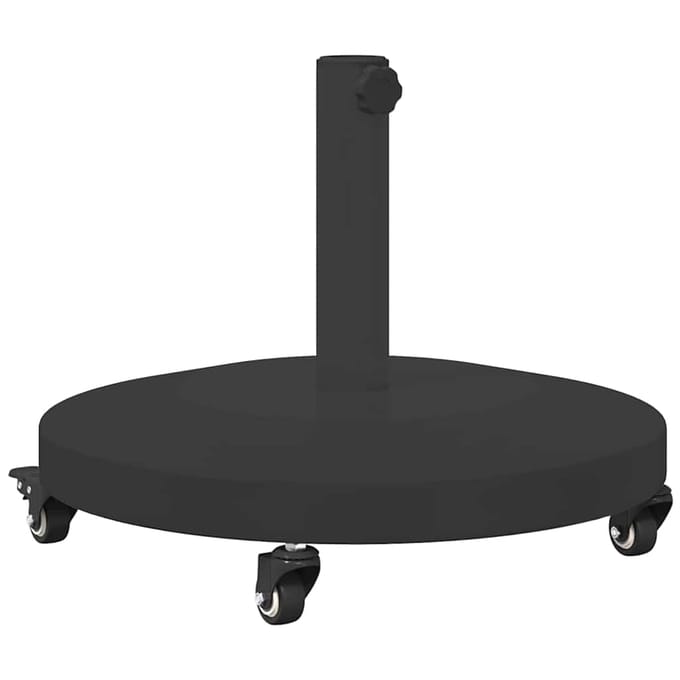 vidaXL - Parasolvoet - 24.45 - kg - Zwart - Rond - Verstelbaar