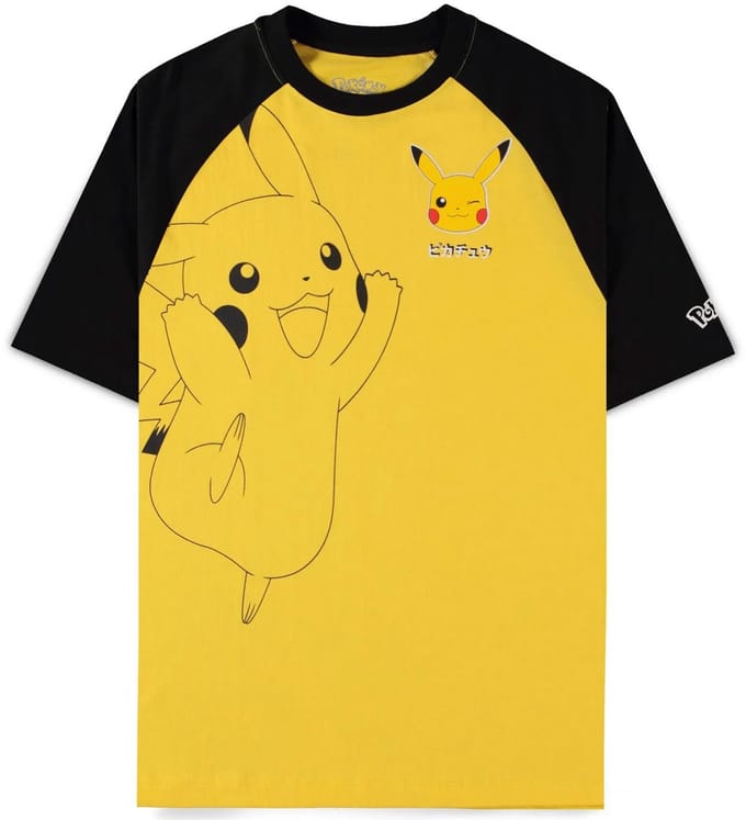 Pokémon Pikachu - Oversize Heren Oversized T-shirt - geel - M