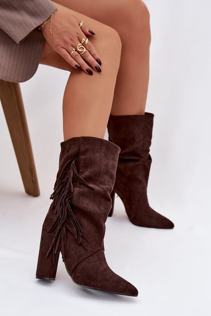 Elara Fringe Boots - Braun / 37