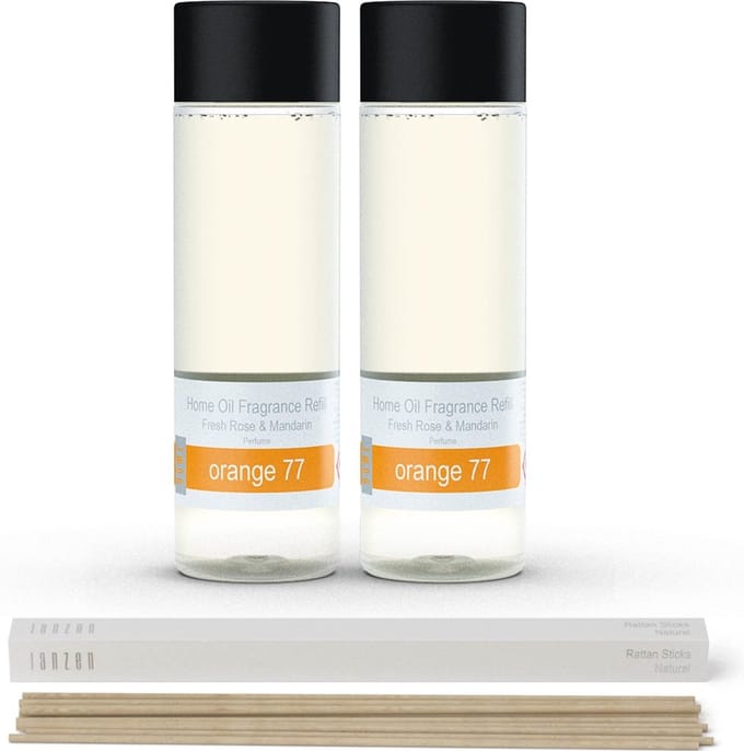 JANZEN Home Fragrance Refill Orange 77 2-pack Incl. Sticks