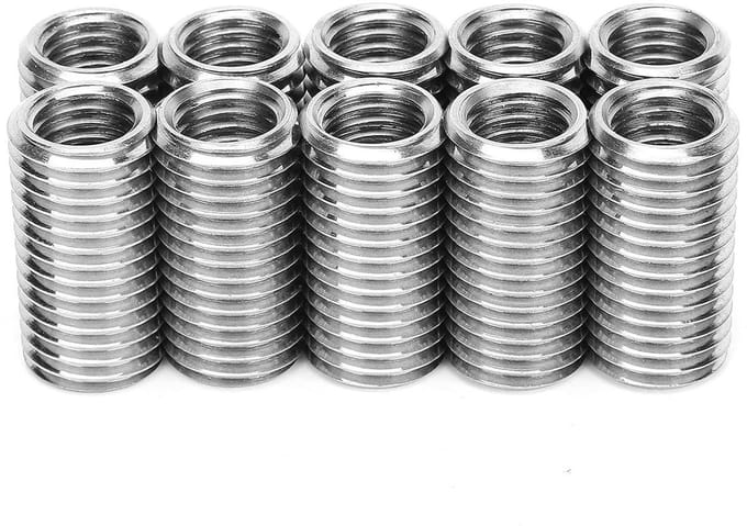 10 Pièces Insert Fileté écrou de Réparation Filetage Rainurage
